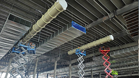 通風(fēng)管道廠房工程案例——全管通通風(fēng)管道 全管通通風(fēng)風(fēng)管在凈化空調(diào)系統(tǒng)的應(yīng)用