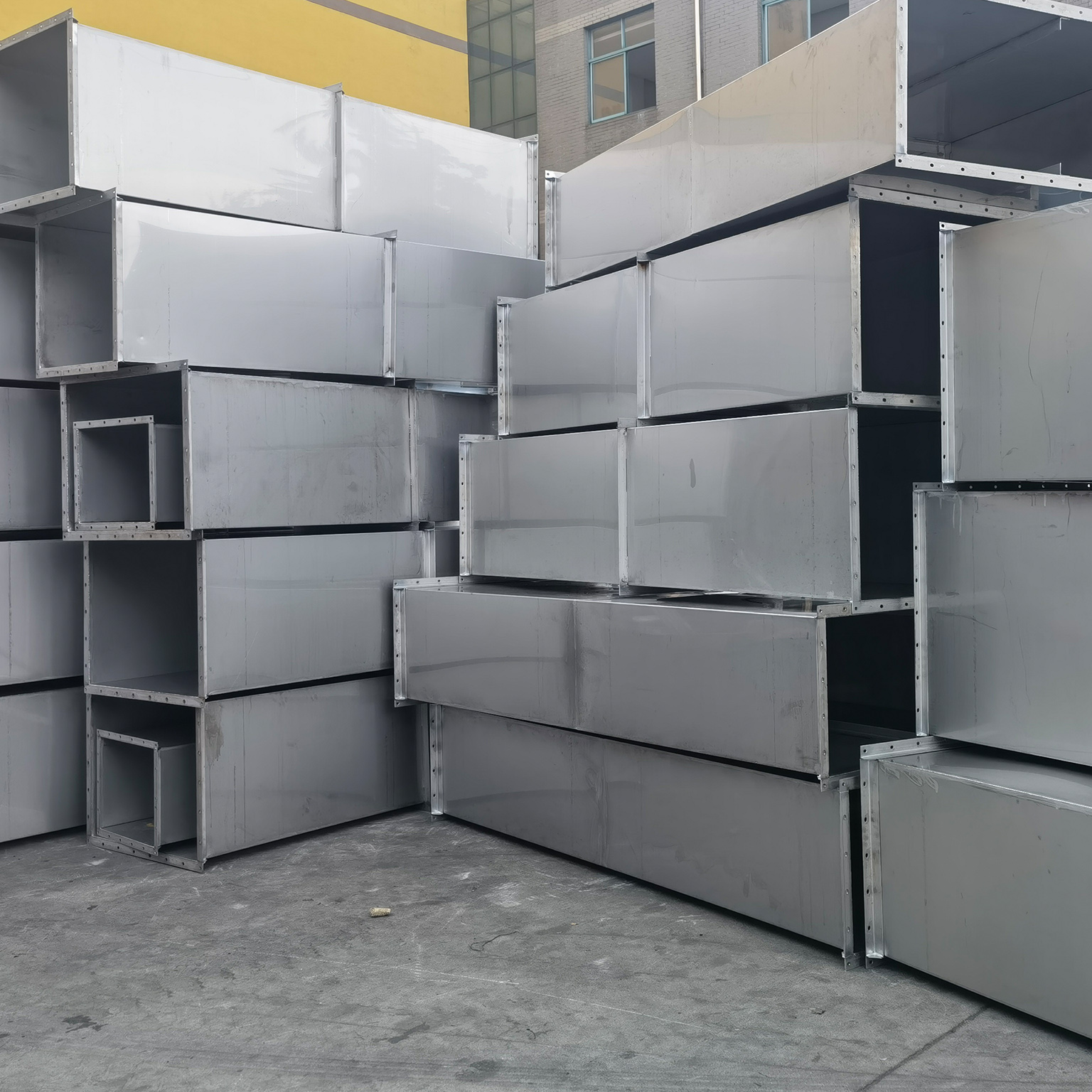 角鋼矩形風(fēng)管 碳鋼焊接風(fēng)管